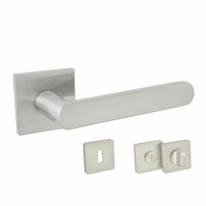 Rozetová kľučka na interiérové dvere SANTIA QR v prevedení Nikel