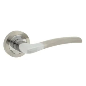 Rozetová kľučka Porto QR v prevedení Satén nikel